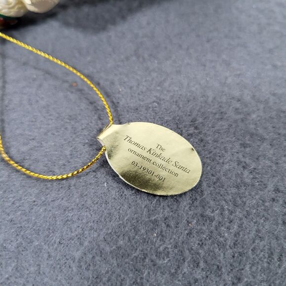 Ashton Drake Thomas Kinkade Old World Christmas Santa Ornament Journey's End - Picture 7 of 9